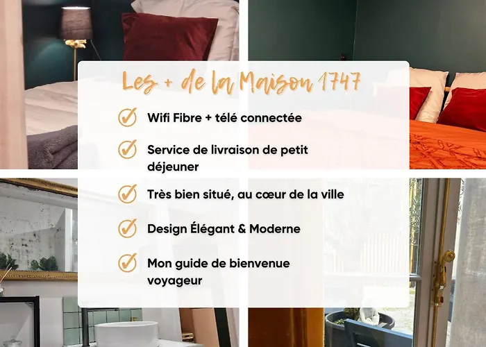 Apartmán Maison 1747 - De Standing En Vieille-ville Avec Cour Boulogne-sur-Mer